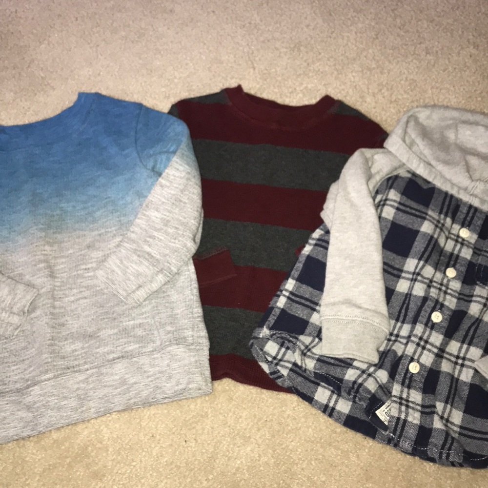 Lot of Boys Winter Shirts